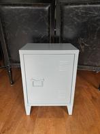 Locker nachtkastje grijs, Huis en Inrichting, Kasten | Lockerkasten, Ophalen, Zo goed als nieuw