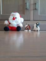 Kerstman knuffel, kerst huisje en pinguïn, Ophalen of Verzenden, Zo goed als nieuw, Overige typen