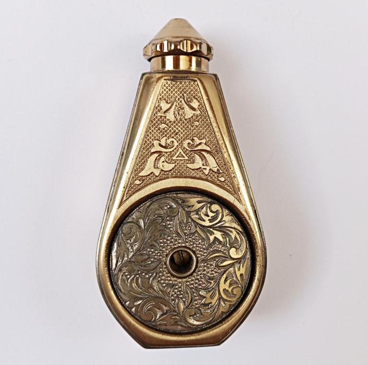 Art Deco Parfumverstuiver Charmante Marcel Franck Reis Tas, Verzamelen, Parfumverzamelingen, Gebruikt, Parfumfles, Verzenden