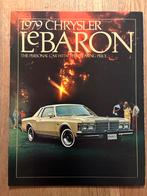 1979 Chrysler LeBaron brochure, Verzenden, Zo goed als nieuw, Overige merken