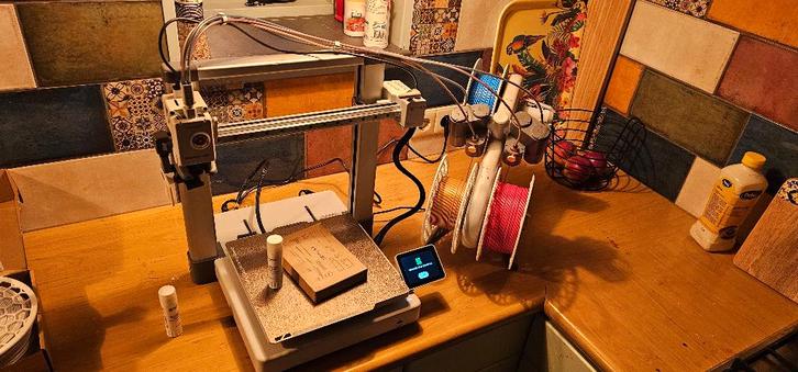 Bambu lab A1 + AMS, Computers en Software, 3D Printers, Zo goed als nieuw, Ophalen