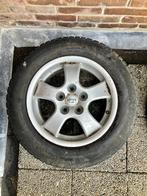 4 lichtmetalen velgen 5x112 + winterbanden 195x65x15, Auto-onderdelen, Banden en Velgen, Ophalen, Gebruikt, 15 inch, Velg(en)
