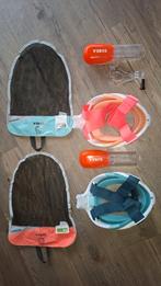 2x Decathlon Zwemmaskers Kindermaat - Weinig Gebruikt, Ophalen of Verzenden, Zo goed als nieuw, Duikbril of Snorkel