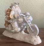 Kerstman met teddybeer op motor - 18 cm. hoog, Diversen, Kerst, Ophalen, Zo goed als nieuw