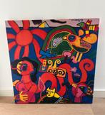Limited edition schilderij Corneille op canvas - 60x60 cm, Ophalen