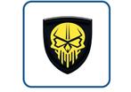 Skull design 16 Doming 3D stickers,Gel,Decal,Auto,Motor,Helm, Verzenden, Nieuw, Overige typen
