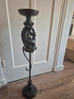 Zwarte Aap Kandelaar, Huis en Inrichting, Woonaccessoires | Kandelaars en Kaarsen, Ophalen, Zwart, Zo goed als nieuw, 75 cm of meer