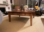 Kersenhouten salontafel met lade, Huis en Inrichting, Ophalen, Gebruikt, 100 tot 150 cm, Eikenhout