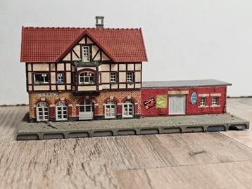 Modeltrein N spoor station beschikbaar voor biedingen