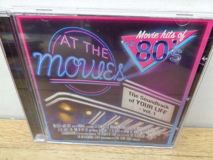 At the Movies CD "Movie Hits of the 80's" [Sweden-2020], Cd's en Dvd's, Cd's | Filmmuziek en Soundtracks, Gebruikt, Verzenden
