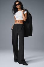 NIEUW! Alo Yoga High Waist Pursuit Trouser broek plooien XS, Verzenden, Alo Yoga, Zwart, Nieuw