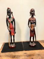 Maasai krijger man en vrouw, Antiek en Kunst, Ophalen of Verzenden