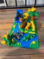 Duplo Dieren Set op Basisplaat, Kinderen en Baby's, Speelgoed | Duplo en Lego, Ophalen of Verzenden, Zo goed als nieuw, Complete set