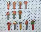 12 PEZ speldjes uit de jaren 70, Verzamelen, Speldjes, Pins en Buttons, Ophalen of Verzenden, Gebruikt, Speldje of Pin