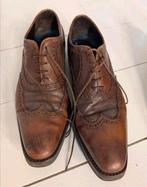 Bruine leren Italiaanse schoenen - maat 42, Bruin, Giorgio, Ophalen of Verzenden, Gedragen