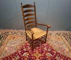 Pracht Vintage Ladderback Armstoel Izgst! Kijk omschrijving, Ophalen, Bruin, Zo goed als nieuw, Eén