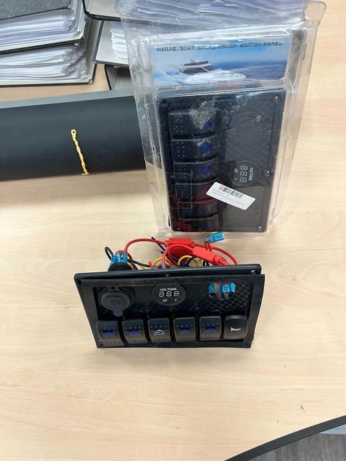 PN-L6S3 6 Gang 12v Switch Panel Marine, Watersport en Boten, Accessoires en Onderhoud, Zo goed als nieuw, Ophalen of Verzenden