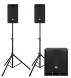 Power Dynamics PA set 1200 watt, dj set., Ophalen, Zo goed als nieuw, Minder dan 500 watt, P.A.