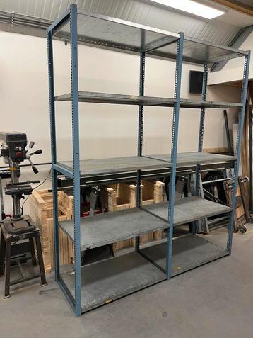 Partij stellingen 63cm diep  beschikbaar voor biedingen