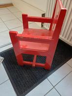 Leuke rode kinderstoel, Kinderen en Baby's, Kinderkamer | Tafels en Stoelen, Ophalen of Verzenden, Gebruikt, Stoel(en)