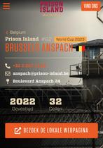 Waardebon Prison Island Brussel - 1u30 1 persoon, Tickets en Kaartjes, Eén persoon