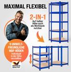 Stellingkast en hoekrekken set van 3 blauw GRATIS BEZORGD!, Verzenden, Nieuw