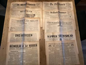 10 Oude kranten dagbladen van october 1939 beschikbaar voor biedingen