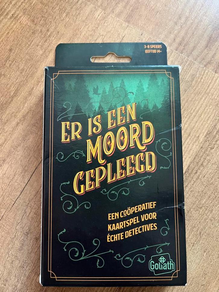 Er is een moord gepleegd - kaartspel, Hobby en Vrije tijd, Gezelschapsspellen | Kaartspellen, Nieuw, Ophalen
