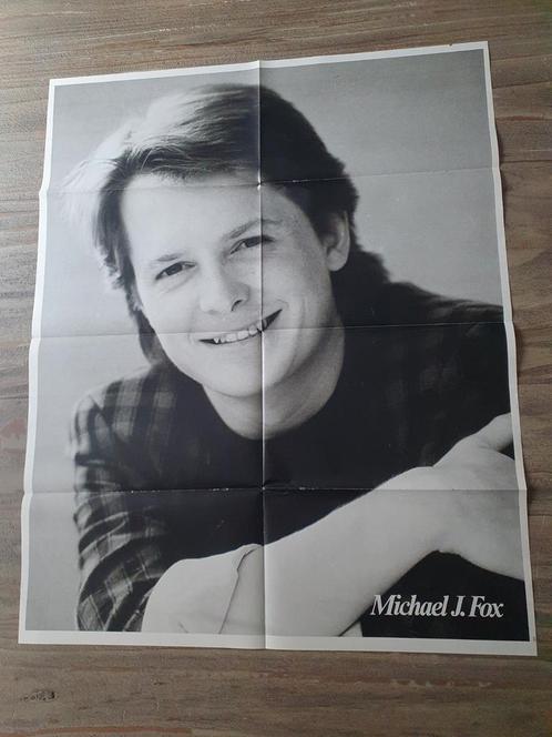 Poster van vroeger: Michael J. Fox, Verzamelen, Posters, Zo goed als nieuw, Ophalen of Verzenden