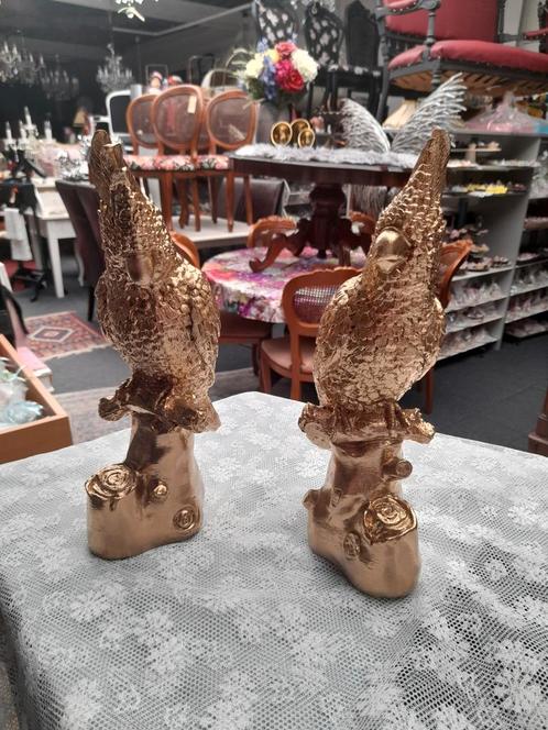 Leuke goud kleurige beelden 22.50 p.s, Verzamelen, Beelden en Beeldjes, Zo goed als nieuw, Dier, Ophalen of Verzenden
