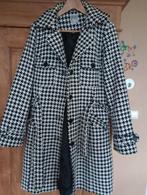 Zwart wit geblokte damesjas maat L, Ophalen of Verzenden, Zo goed als nieuw, Zwart