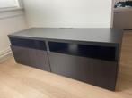 IKEA Bestå TV-Meubel Zwart, Ophalen, Overige materialen, 100 tot 150 cm, Zo goed als nieuw