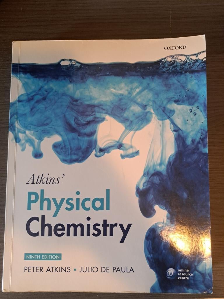 Atkins' Physical Chemistry - 9th Edition, Zo goed als nieuw, Peter Atkins - Julio de Paula, Beta, HBO