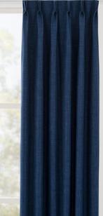 Gordijnen, Ophalen, Blauw, Zo goed als nieuw, 200 cm of meer