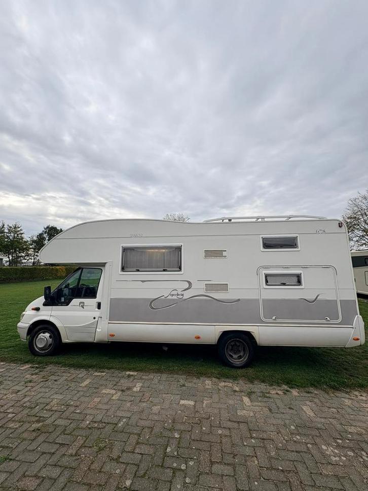 6 persoons camper met stapelbed, Caravans en Kamperen, Campers, Particulier, tot en met 6, Alkoof, Overige merken, Ford, Diesel
