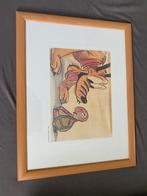 Disney schilderij Pluto met schildpad, Antiek en Kunst, Kunst | Litho's en Zeefdrukken, Ophalen of Verzenden