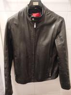 Hugo boss leren jas red label maat M, Kleding | Heren, Jassen | Zomer, Ophalen of Verzenden, Zo goed als nieuw, Zwart