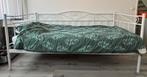 Metalen bedframe incl lattenbodem, Ophalen, 90 cm, Eenpersoons, Wit