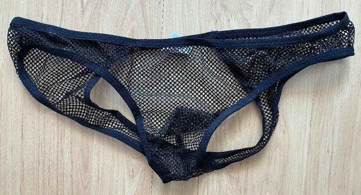 Jock zwart gaas maat XL, nieuw gay hetero., Kleding | Heren, Ondergoed, Slip, Zwart, Ophalen of Verzenden