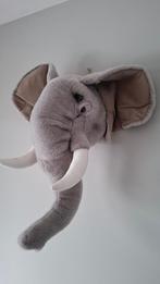 Pluche dierenkoppen, Kinderen en Baby's, Kinderkamer | Inrichting en Decoratie, Ophalen, Gebruikt, Wanddecoratie