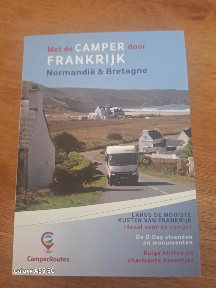CamperRoutes Frankrijk - Normandië & Bretagne (2022), Boeken, Reisgidsen, Zo goed als nieuw, Reisgids of -boek, Europa, Overige merken