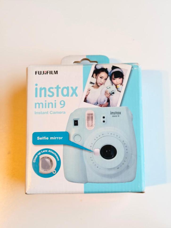 Fujifilm Instax mini 9 + film, Audio, Tv en Foto, Fotocamera's Analoog, Zo goed als nieuw, Polaroid, Fuji, Ophalen of Verzenden
