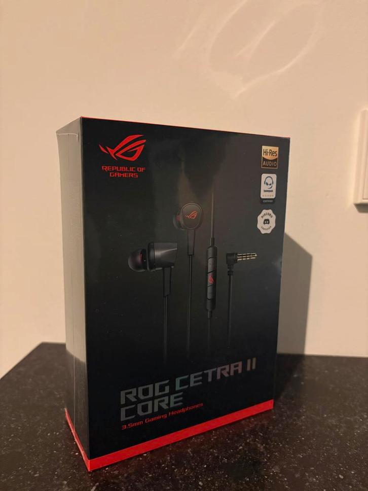 ASUS ROG Cetra II Core Gaming Headset, Audio, Tv en Foto, Koptelefoons, Nieuw, Over oor (circumaural), Ophalen of Verzenden