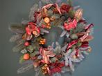 Kerstkrans met verl. 70 cm doorsnee, Huis en Inrichting, Woonaccessoires | Kransen, Ophalen of Verzenden, Zo goed als nieuw