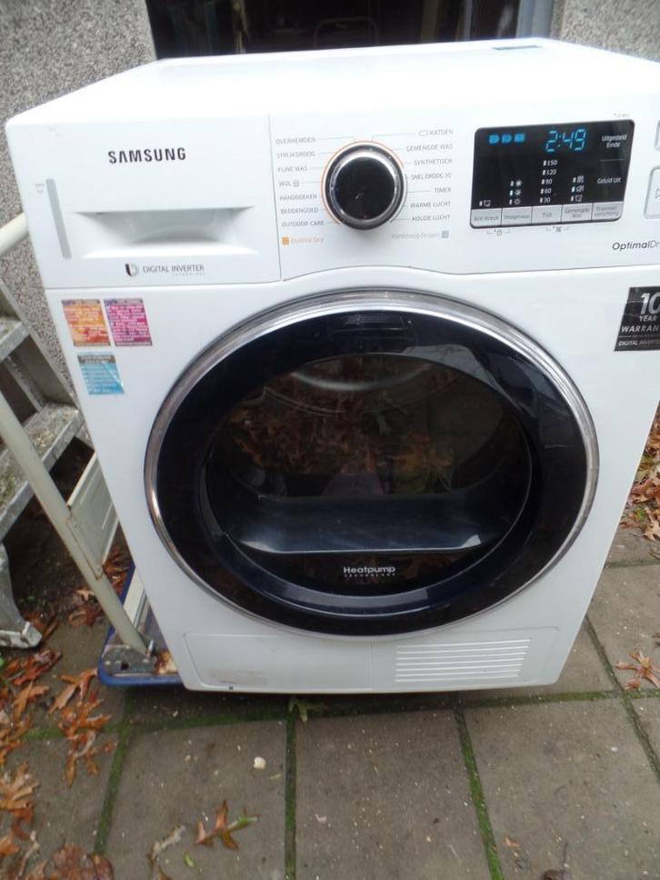 Samsung Dv80m5210qw Warmtepompdroger 8kg A+++, Witgoed en Apparatuur, Wasdrogers, Refurbished, Overige typen, 8 tot 10 kg, 85 tot 90 cm