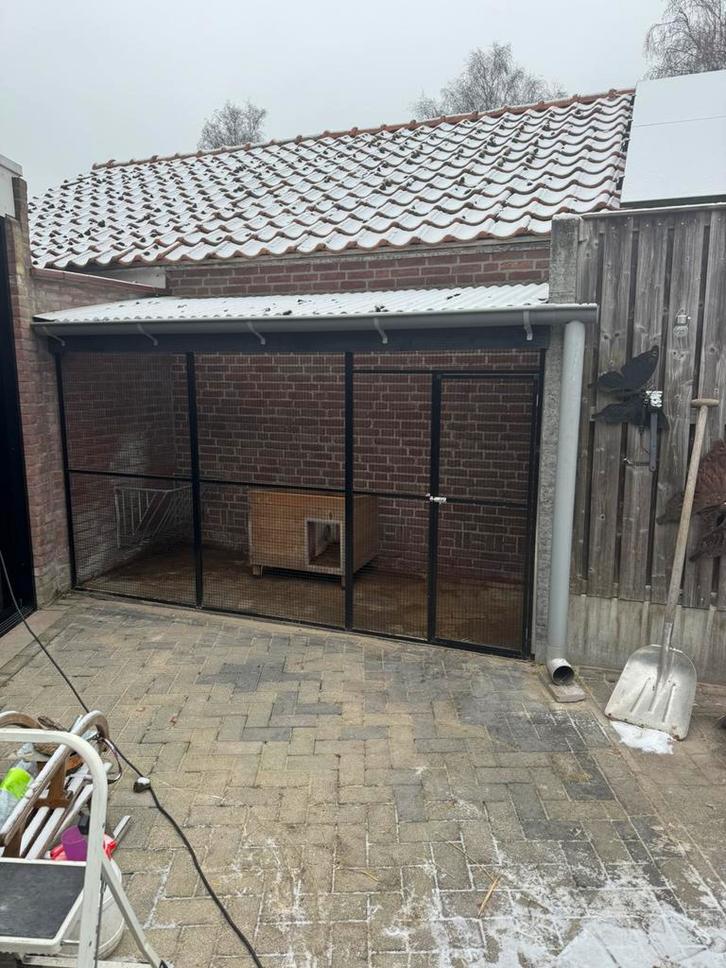 Volliere panelen, Dieren en Toebehoren, Vogels | Hokken en Kooien, Zo goed als nieuw, Volière, Aluminium, Ophalen of Verzenden