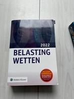 Belastingwetten - pocketeditie 2022, Ophalen of Verzenden, Zo goed als nieuw, Natuurwetenschap