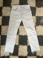 Prachtige vintage Levi’s 501 ripped cuffs, Wit, Ophalen of Verzenden, W33 - W34 (confectie 48/50), Gedragen