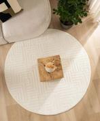 Rond vloerkleed Scandinavisch – Crème 250 cm nieuw, Rond, Ophalen of Verzenden, 200 cm of meer, Crème