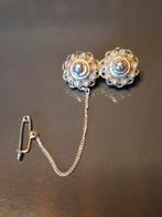Zilveren broche Zeeuwse knop, Antiek en Kunst, Ophalen of Verzenden